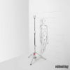 MURARO Double Riser LOW COMBO Stand Steel
