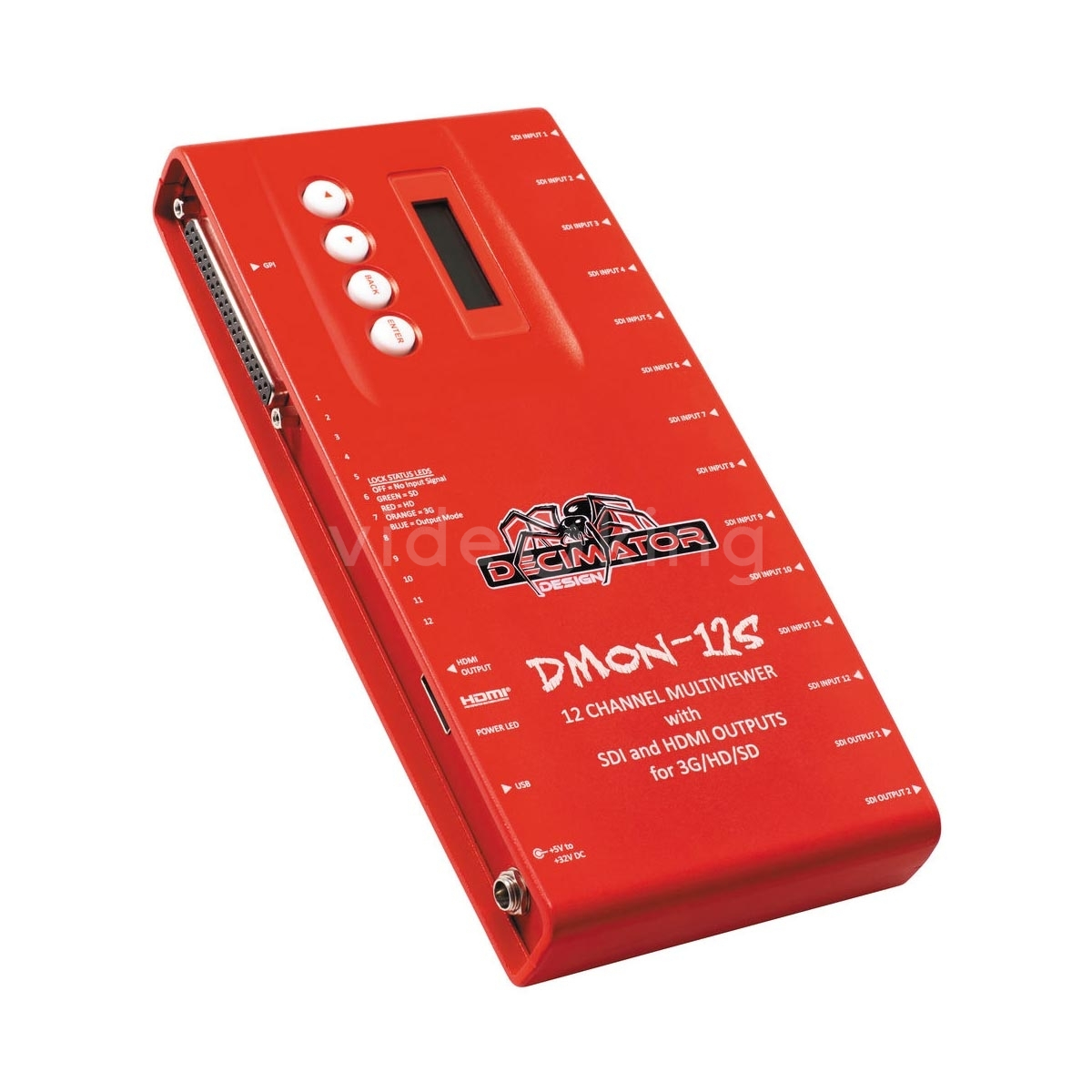 Decimator DMON-12S 12-Channel Multi-Viewer w/ HDMI & SDI Outputs for 3G/HD/SD