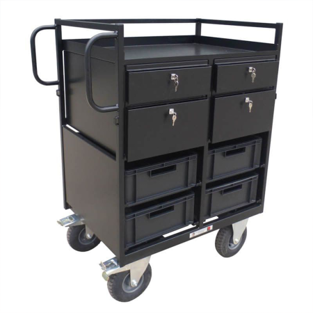 Lomart Work Station with 4 Drawers and 4 Crates_1