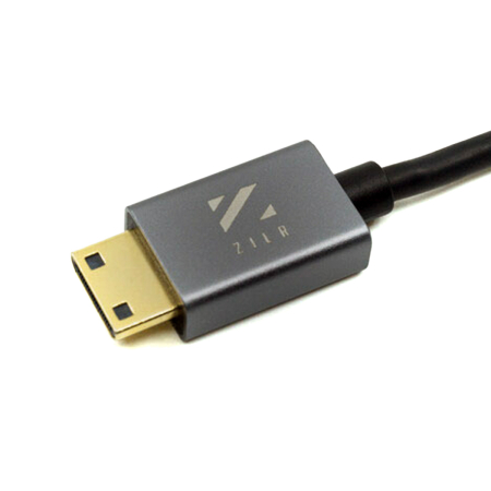 ZILR 4Kp60 1m (Full to Mini) Hyper Thin Ultra High Speed HDMI Secure Cable Mini Connector_1