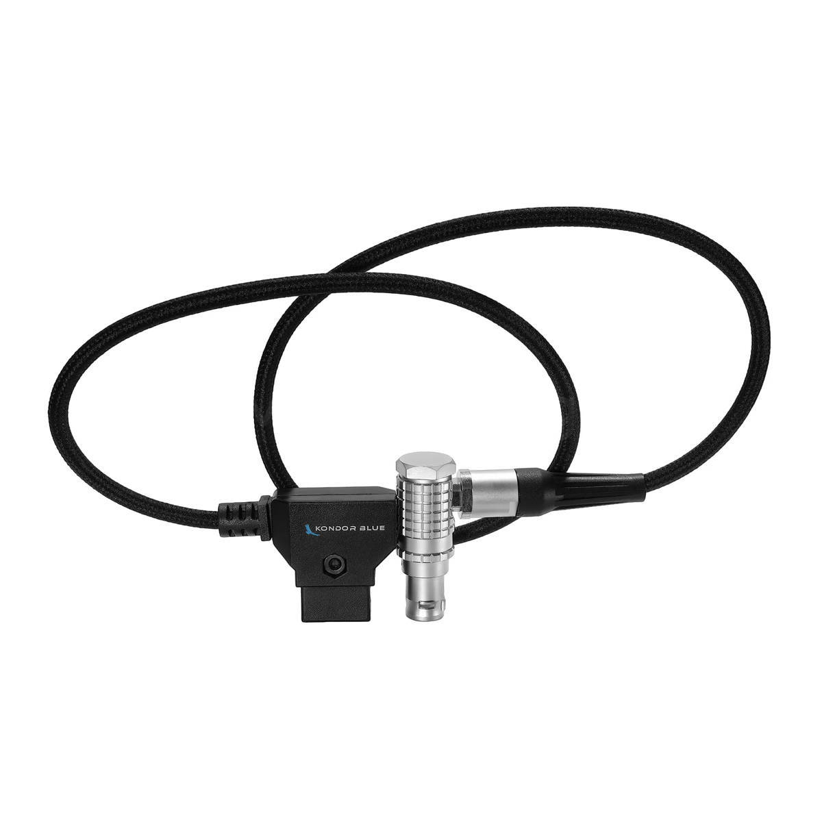 Kondor Blue 20″ D-Tap to Right Angle RED V-RAPTOR & KOMODO-X Power Cable