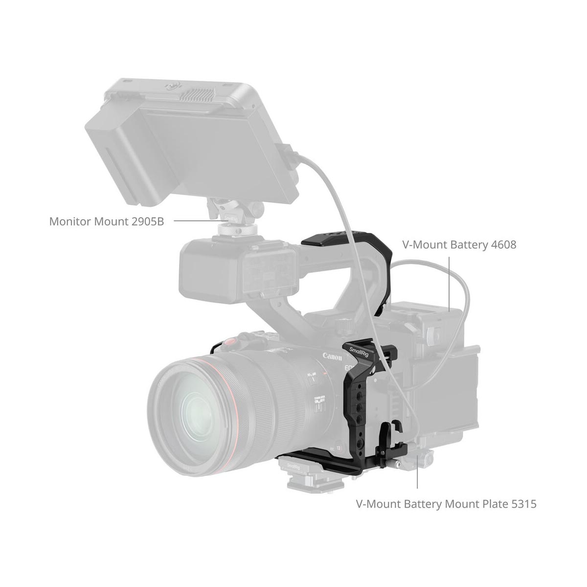 SmallRig Cage Kit for Canon EOS C50 5657-3