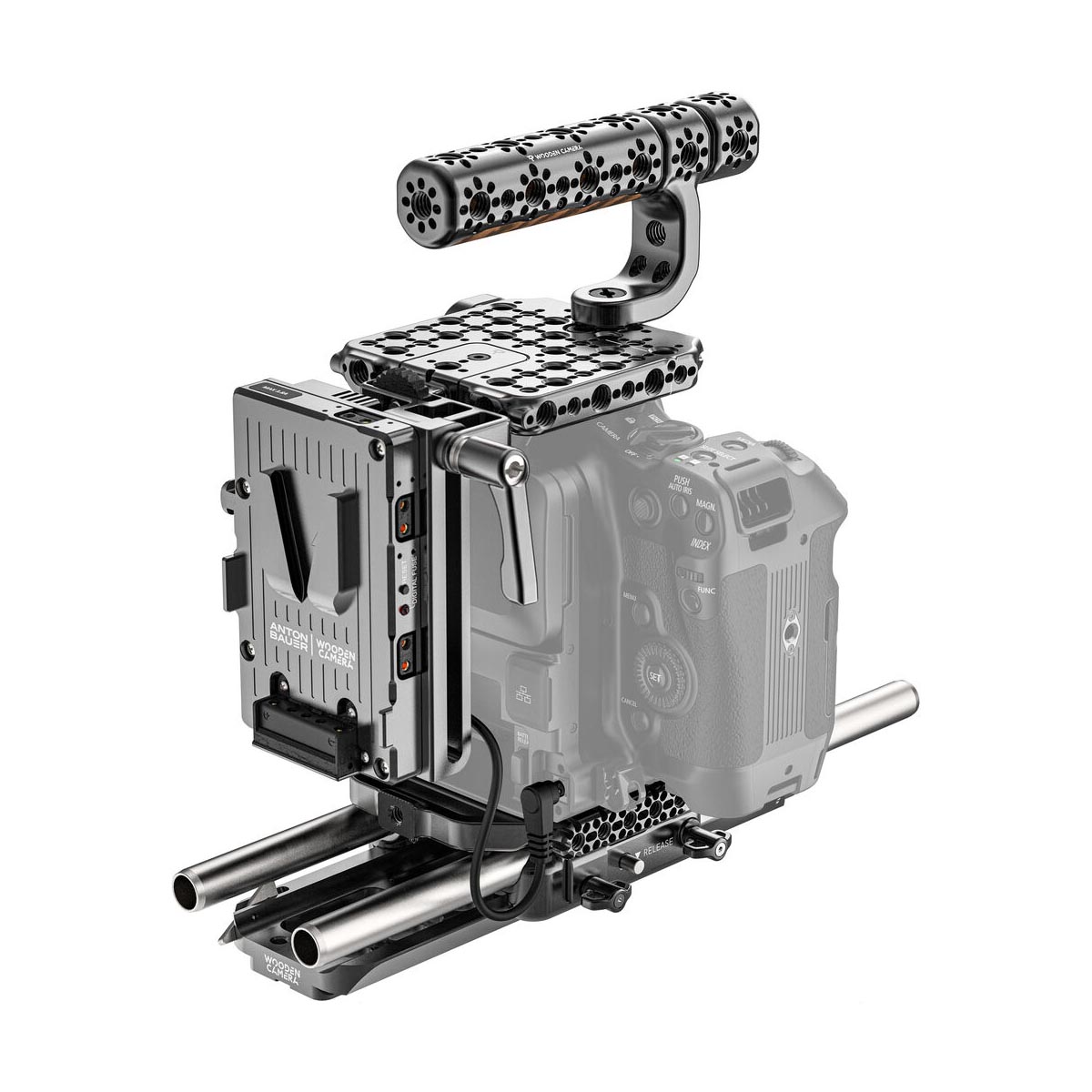 Wooden Camera Elite Accessory System for Canon EOS C80 (V-Mount)-2