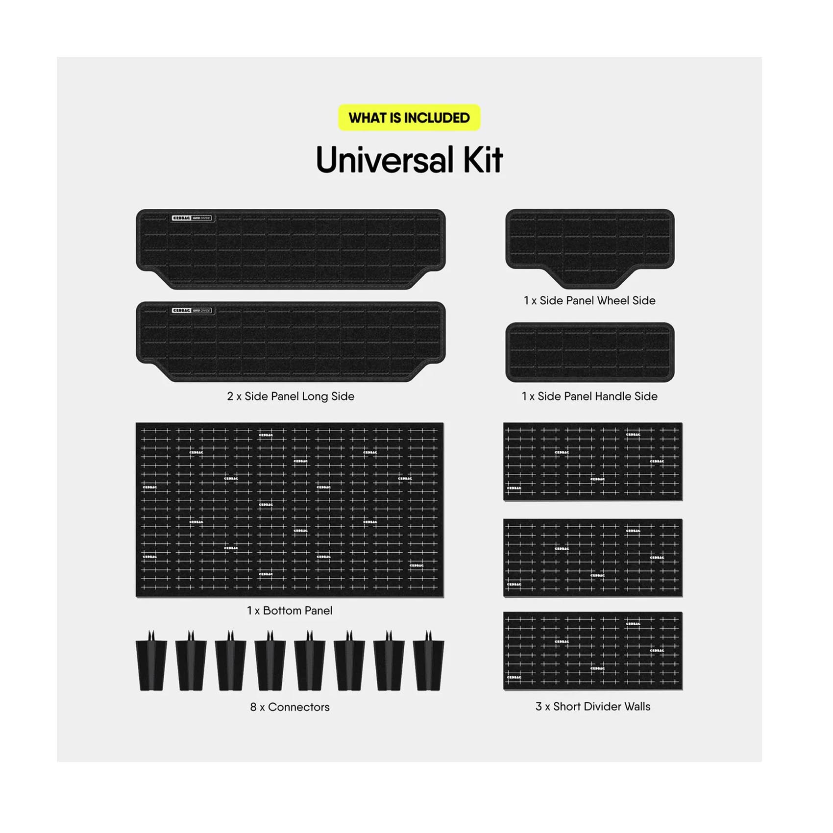 CRDBAG Grid-Divide Carry On Universal Kit