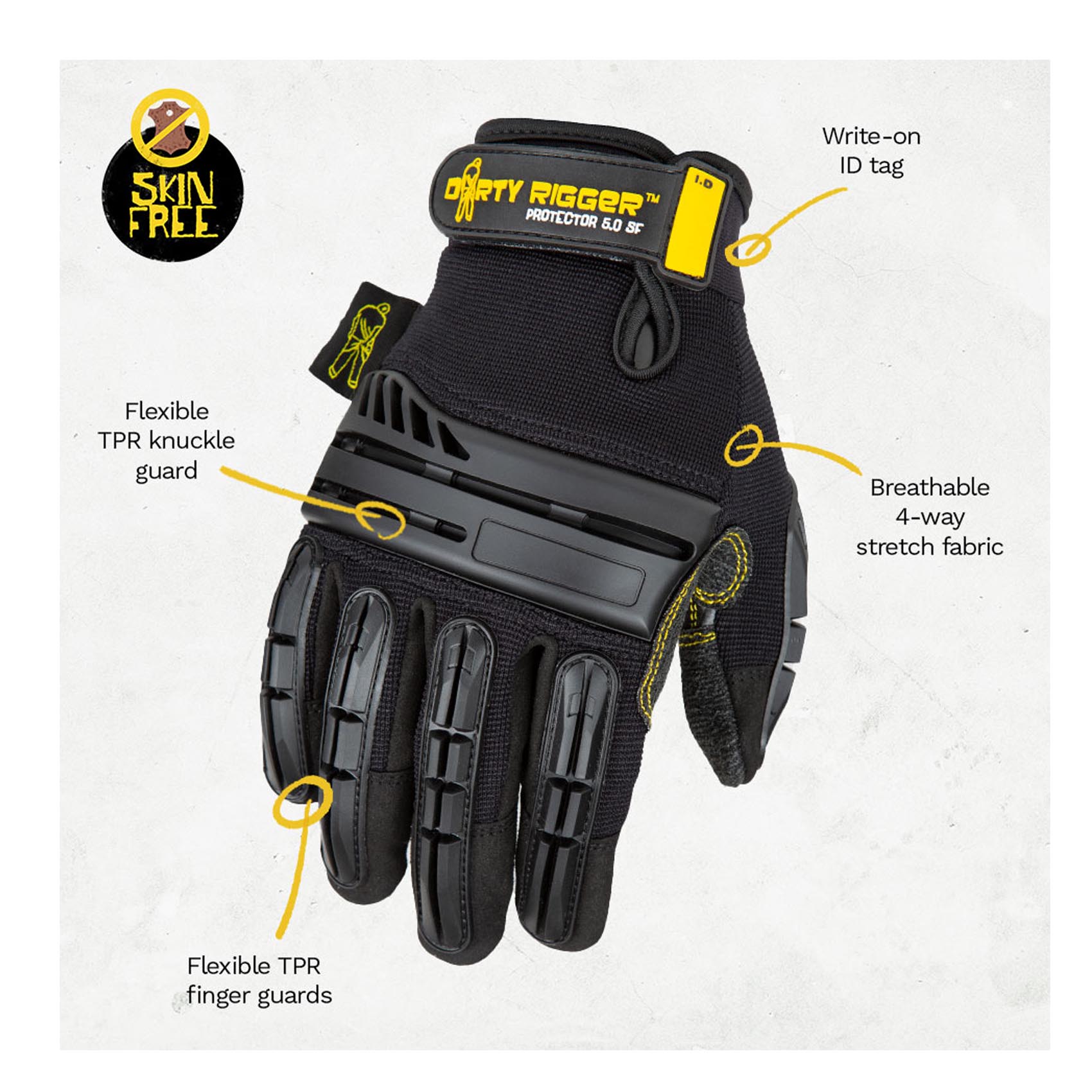 Dirty Rigger – Protector 5.0 SF Glove – Full Fingered