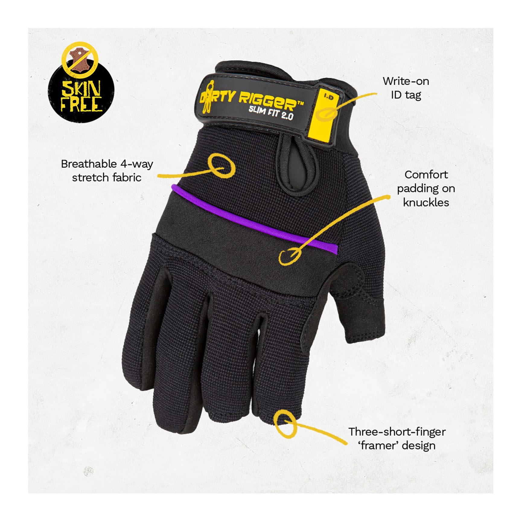 Dirty Rigger – SlimFit 2.0 Rigger Glove – Framer