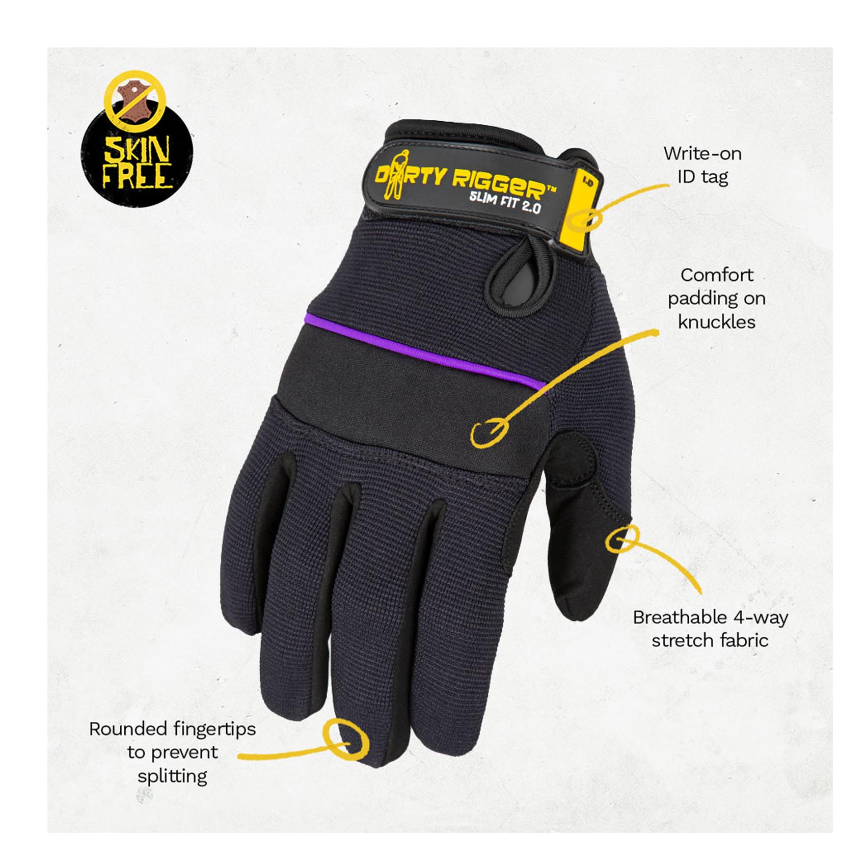 Dirty Rigger – SlimFit 2.0 Rigger Glove – Full Fingered