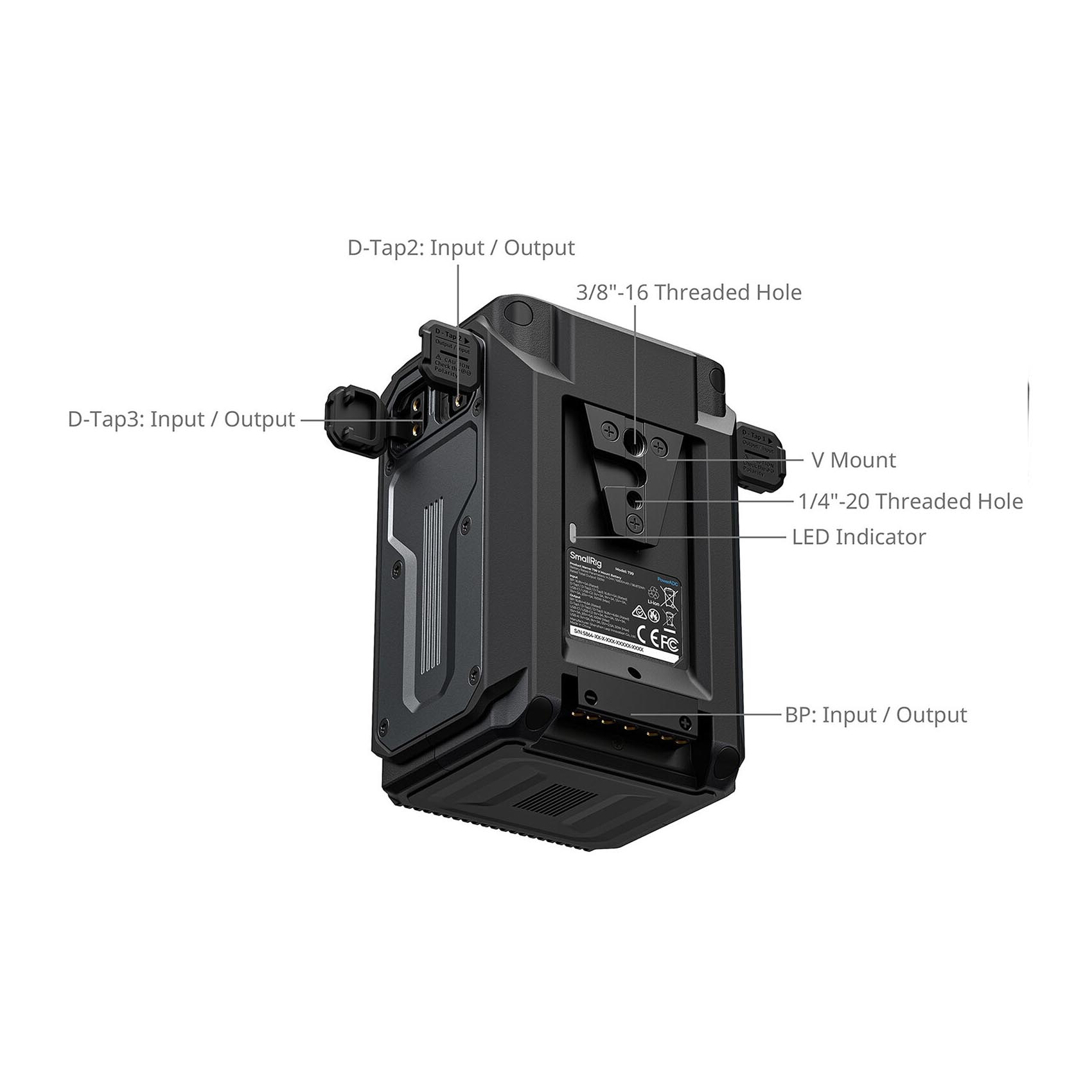 SmallRig T99 V-Mount Battery Triple-Proof-1