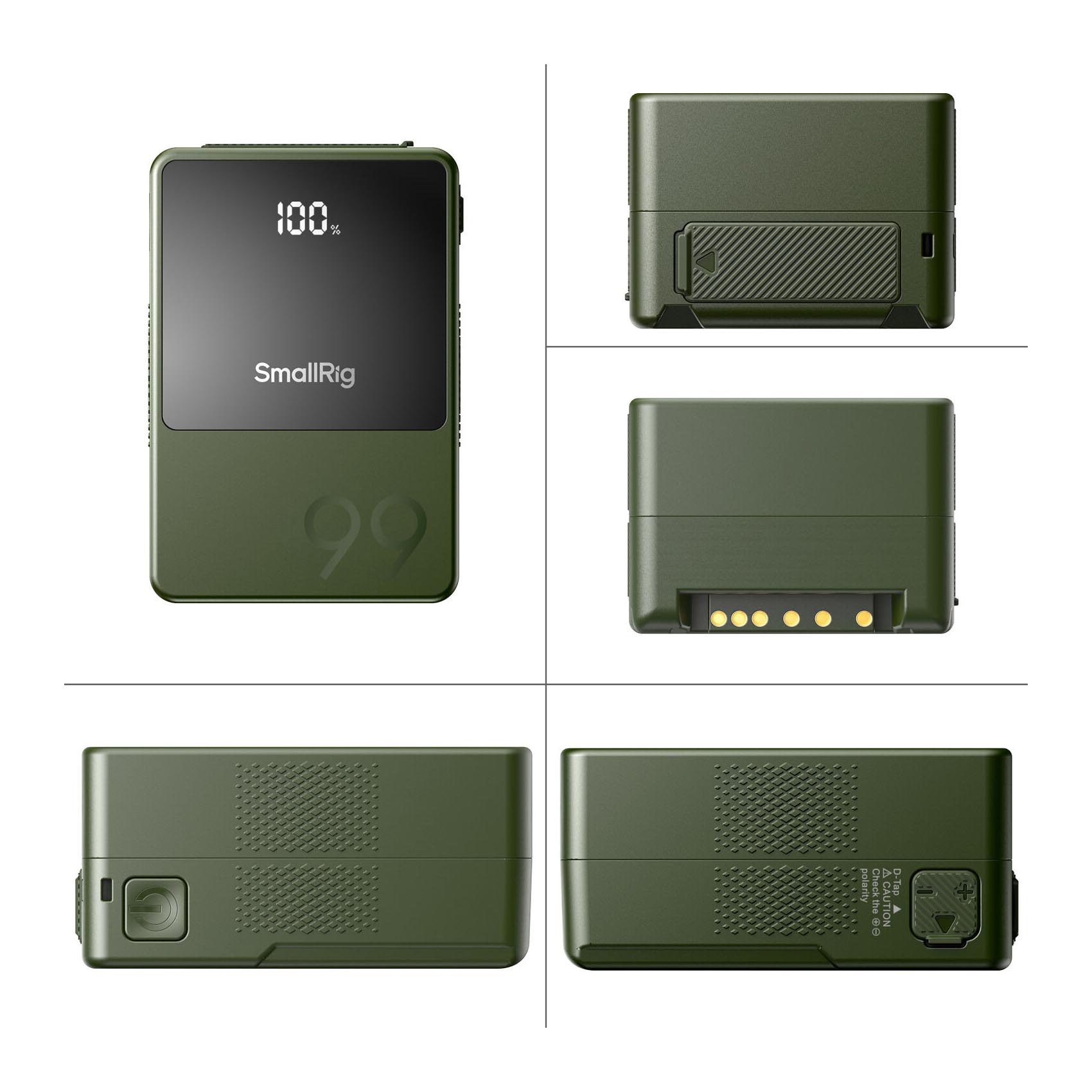 SmallRig VB99 mini V Mount Battery – Green-2